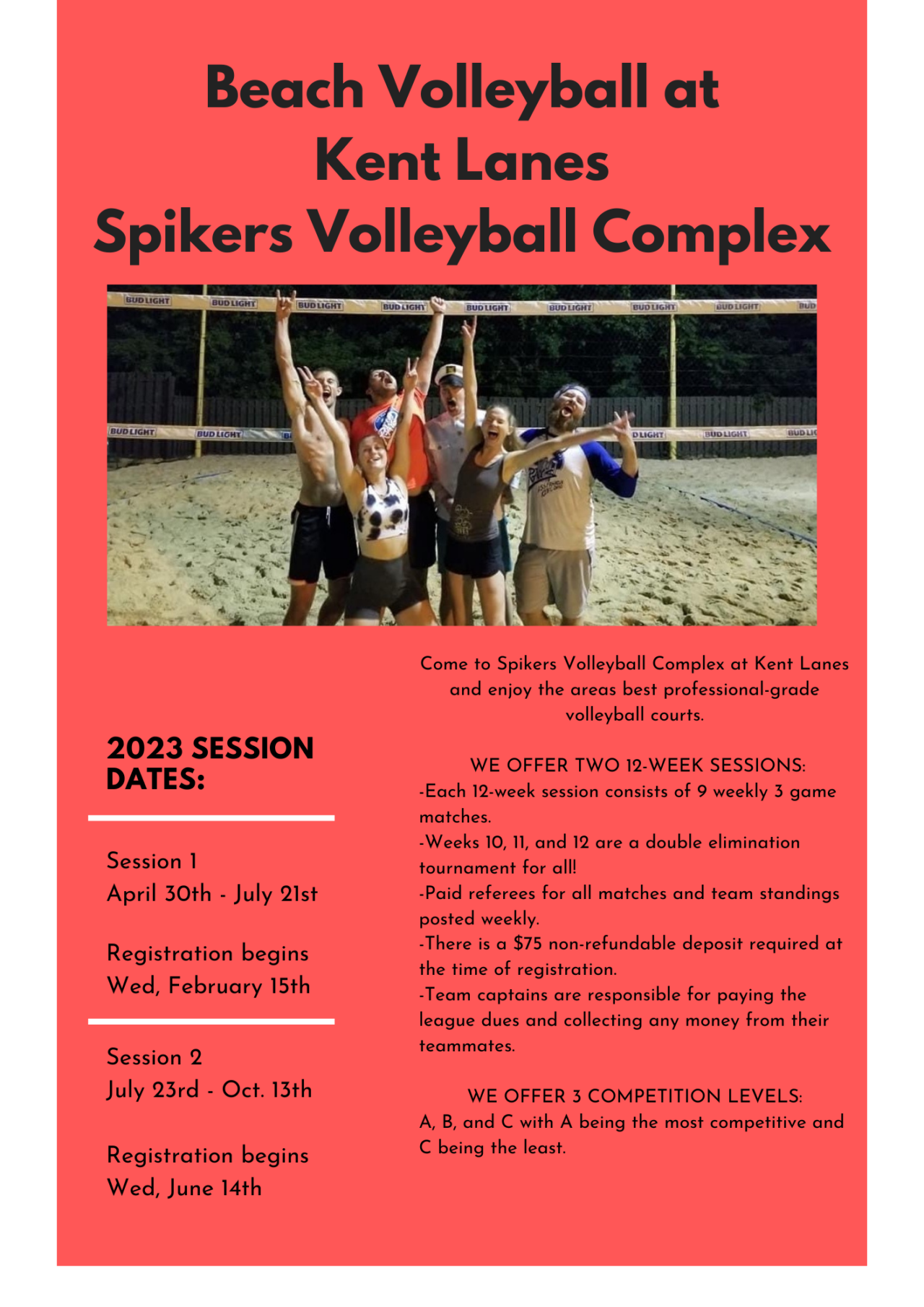 Beach Volleyball Kent Lanes Bowling